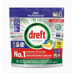 Dreft tabletki do zmywarki Platinum Lemon 75szt
